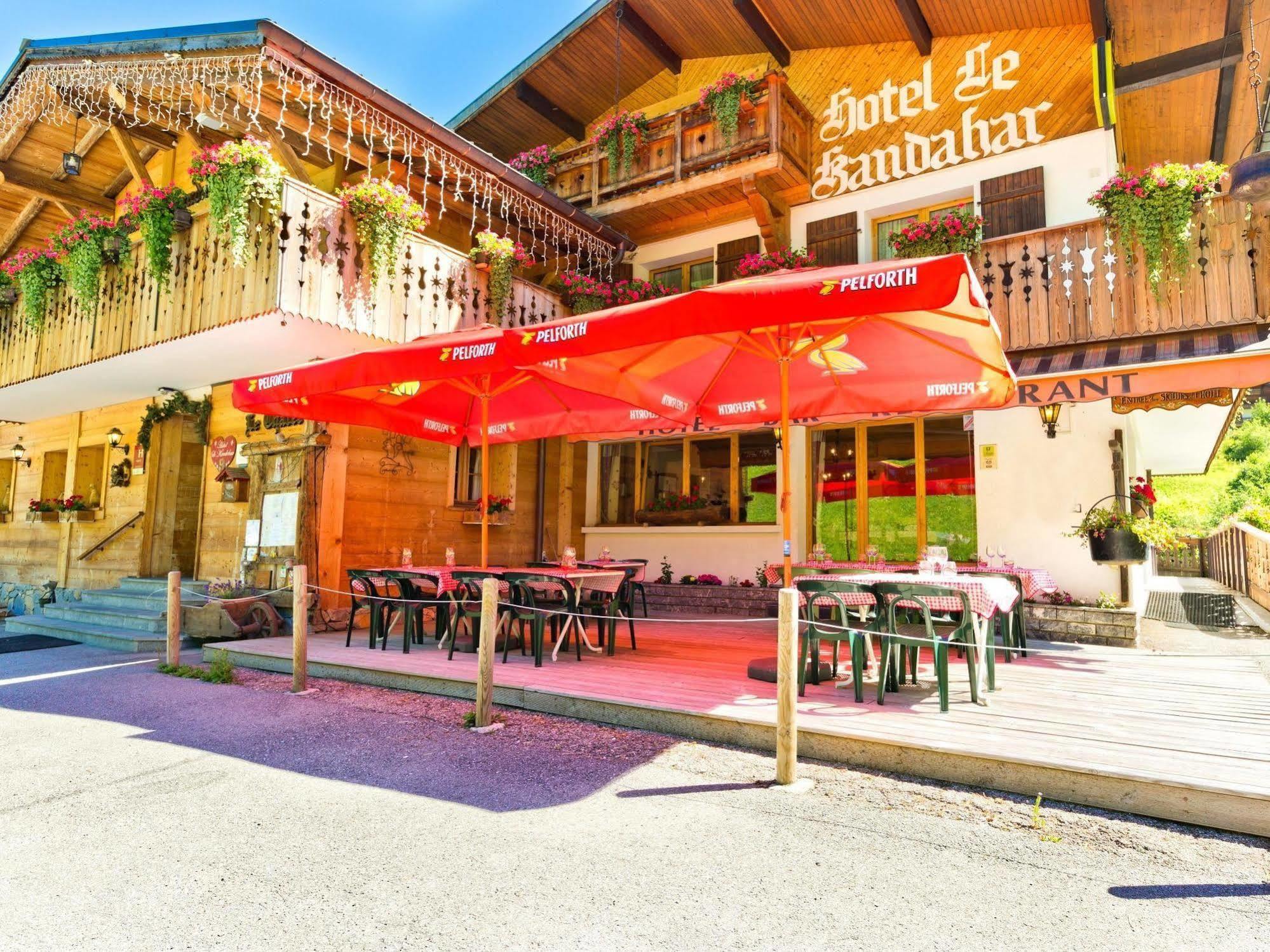 Hôtel Le Kandahar Chatel Bagian luar foto